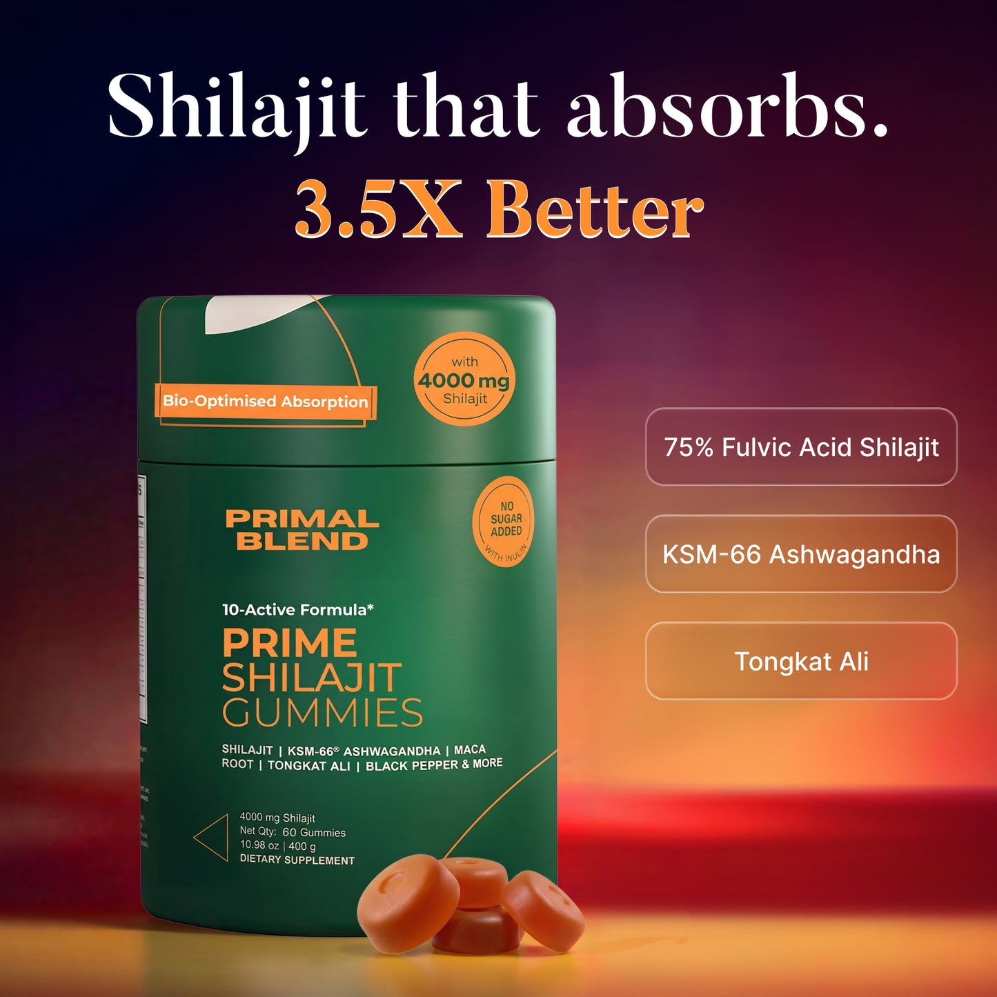 Primal Alpha Gummies